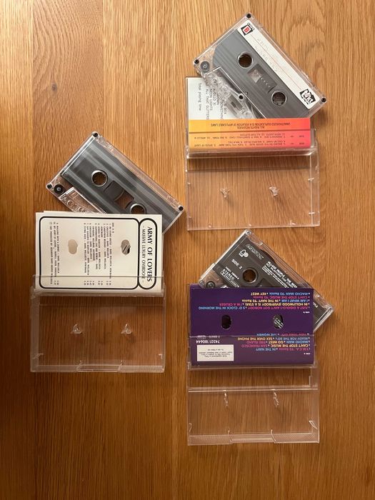 kasety magnetofonowe - OMD, Village People, Army of Lovers - lata 90