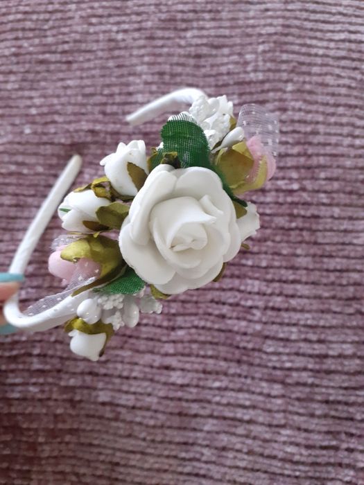 Wianek komunijny opaska do pierwszej komuni