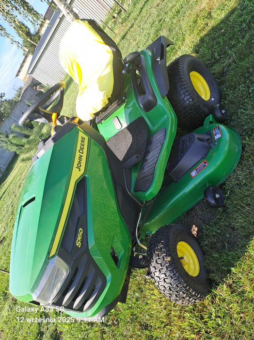 Traktorek kosiarka John Deeee S-160 V-twin 24HP 8 MTG