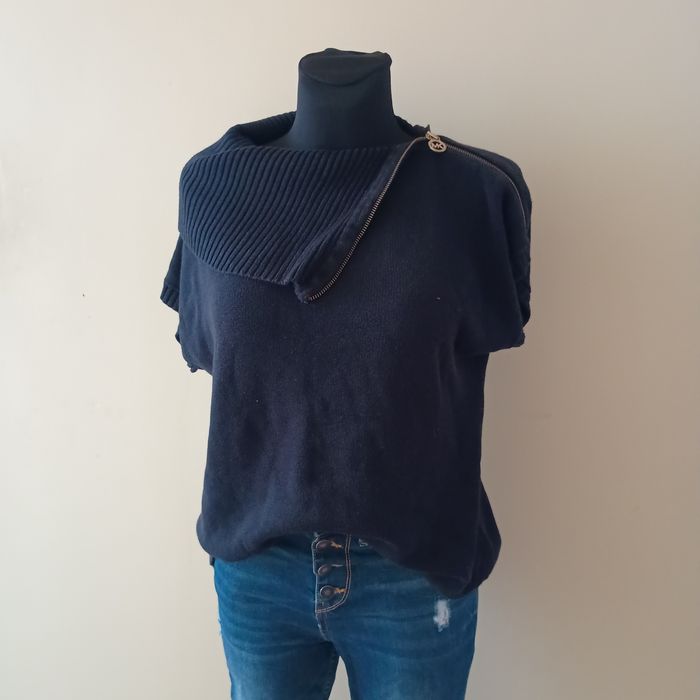 Sweter damski krótki rękaw golf zamek Michael Kors 40 L