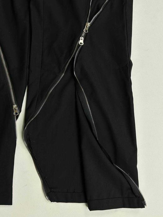Rick Owens banana cut drkshdw клеш штаны черные кльош штани чорні M S