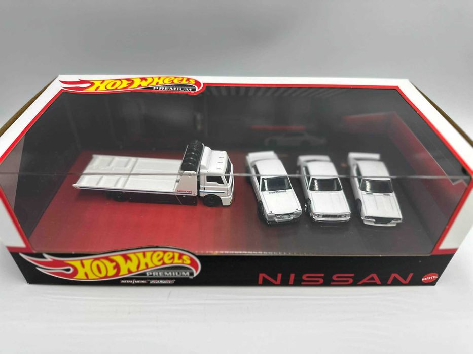 Hot Wheels set zestaw NISSAN 4 autka HKC16 NOWE GMH39-979P NOWY