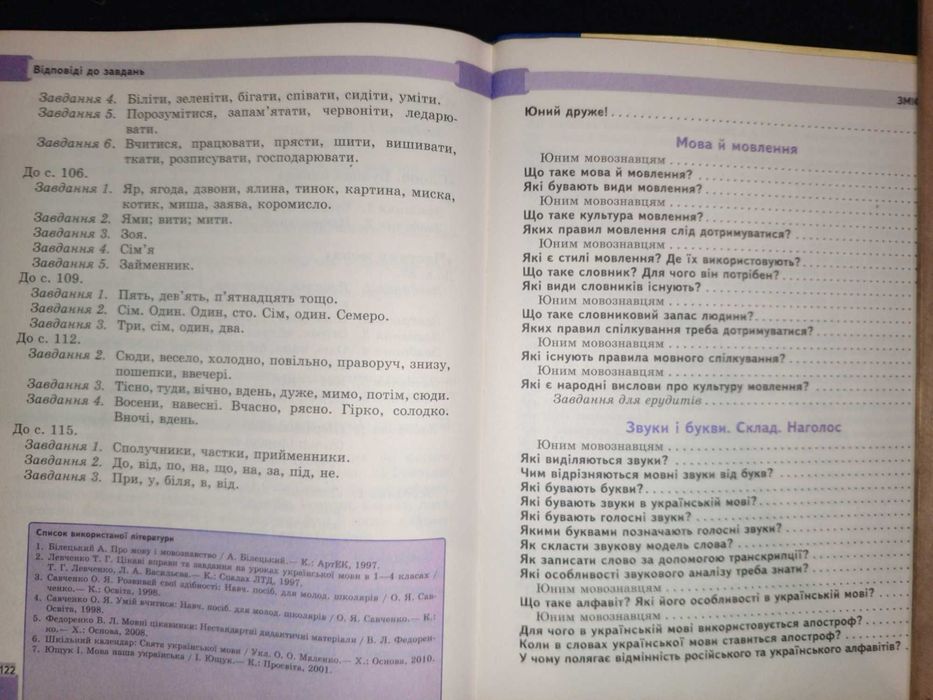 Українська мова 1 -4 кл. Цепова І. В. 2012 р. Предметний довідник