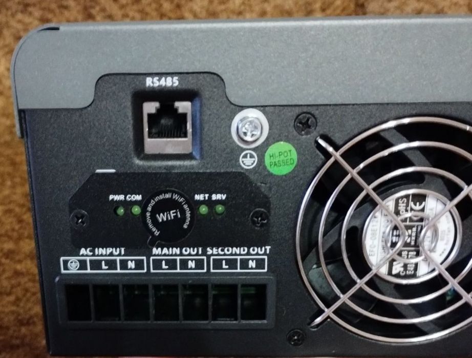 Гібридний інвертор Aninerel ANL-4200T-24L-W-PRO 24В 4200Вт з Wi-Fi