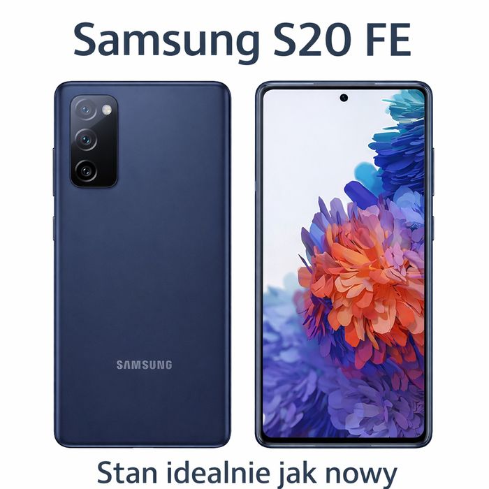 Samsung Galaxy S20 FE na sprzedaż – Idealny stan, jak nowy!


---

Sam