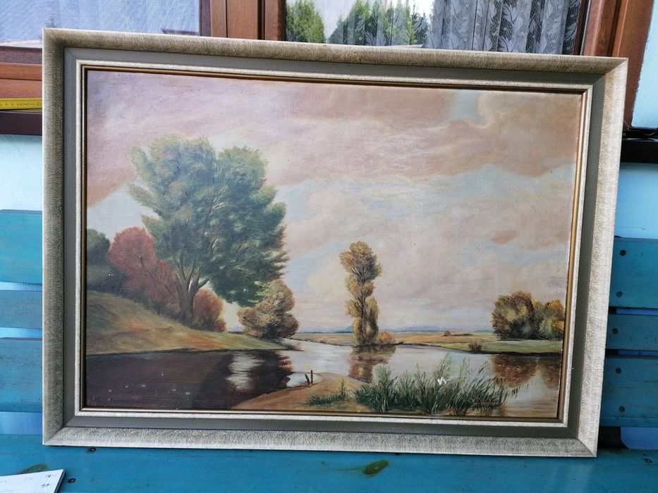 Obraz pejzaż nad wodą