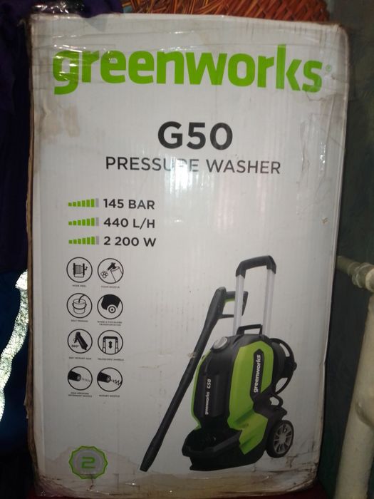 Мойка высокого давления Greenworks G50