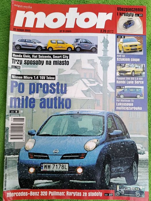 MOTOR Audi A3 VW T5 Seicento Schumacher Civic 206 SW Omega 206 WRC