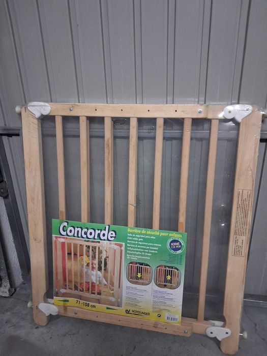 barreira em madeira na embalagem