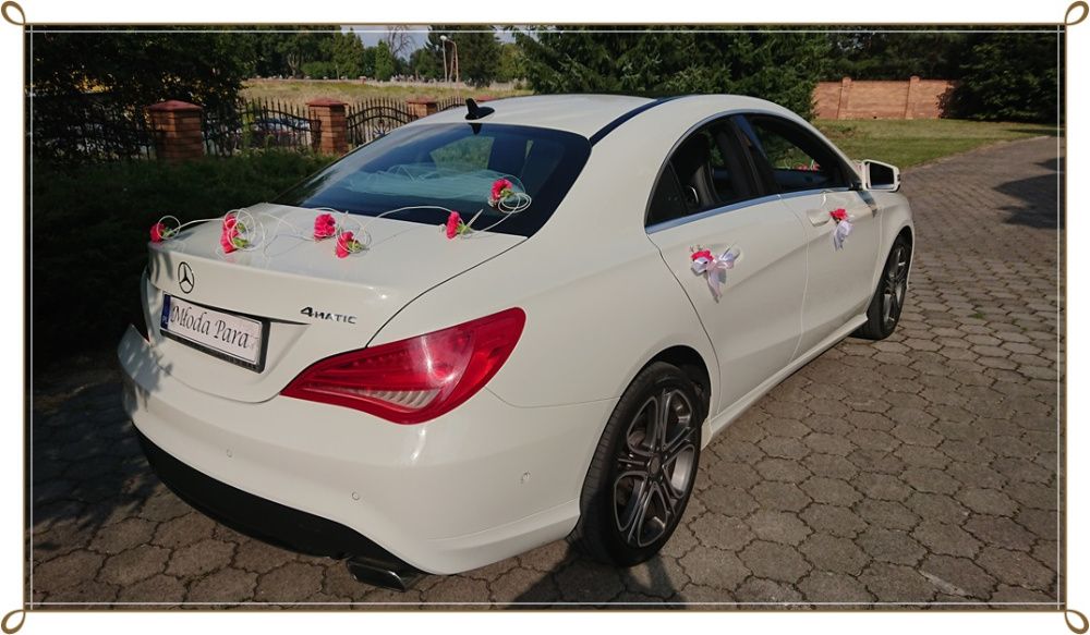 Auto do ślubu. Samochód na ślub. Mercedes CLA, wolne terminy