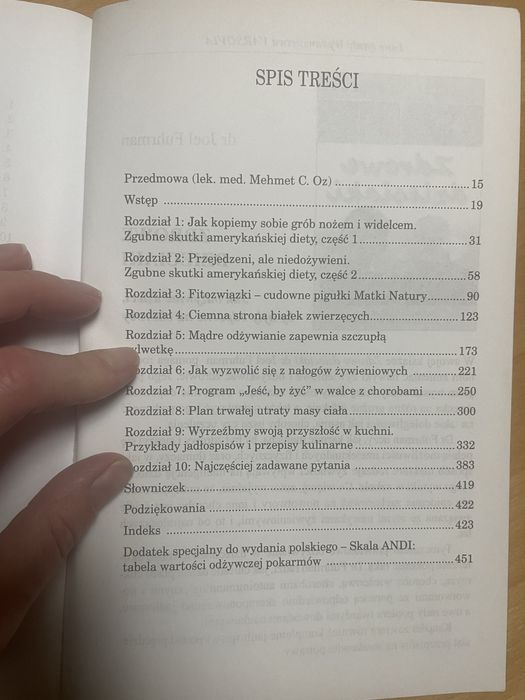 Jeść, by żyć dr Joel Fuhrman
