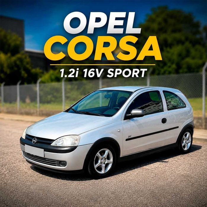 Opel Corsa 1.2i 16V Sport || 2001 || Poucos KMS || Excelente Oportunidade