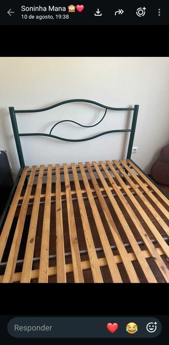 Cama de Ferro Casal ou Single - COMO NOVA