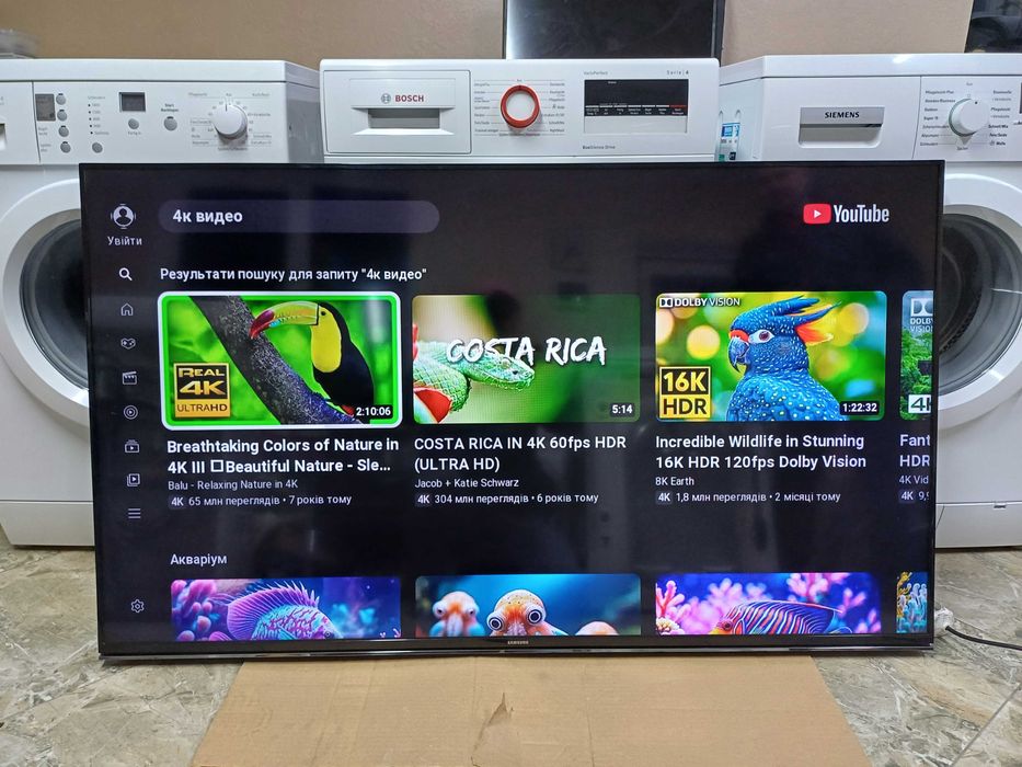 Смарт телевізор 55 дюймів Samsung UE55H6590SV Smart TV Wi-Fi 3D б/в