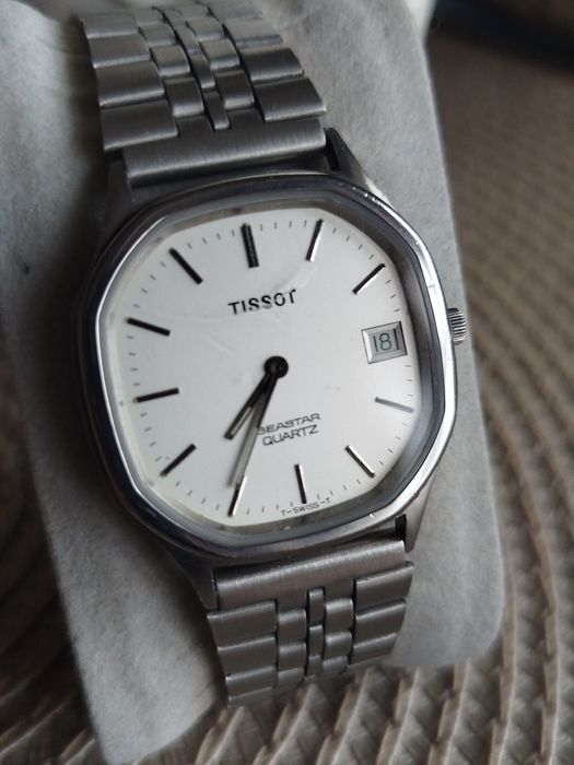Tissot seaster, lata 80,Swiss made , vintage w stylu Seiko, Citizen, Casio
