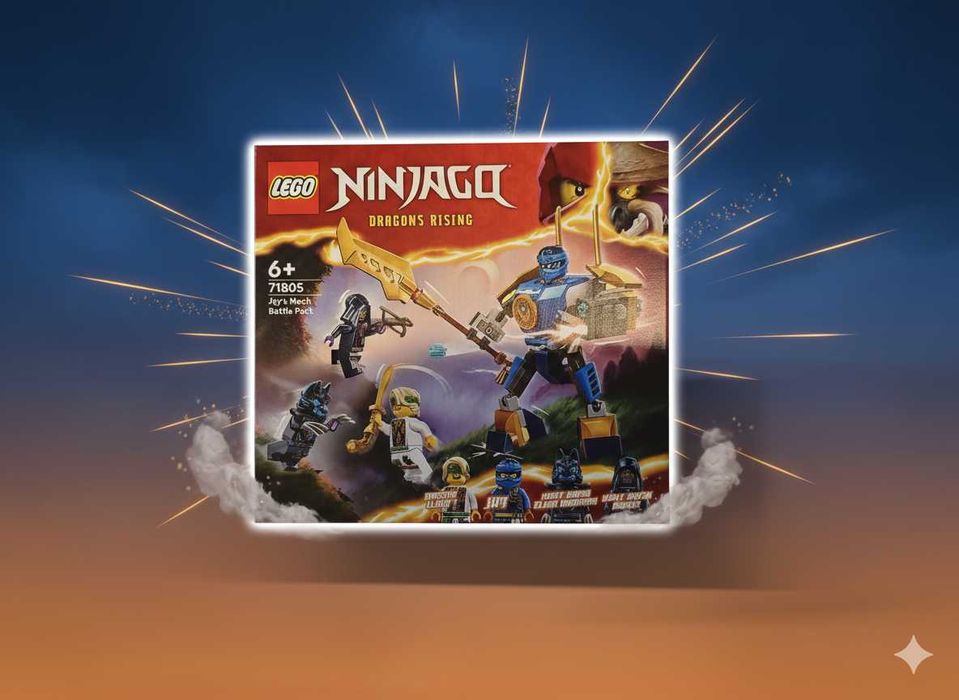 EGO Ninjago 71805 Jay's Mech Battle Pack – Dragons Rising – NOWE