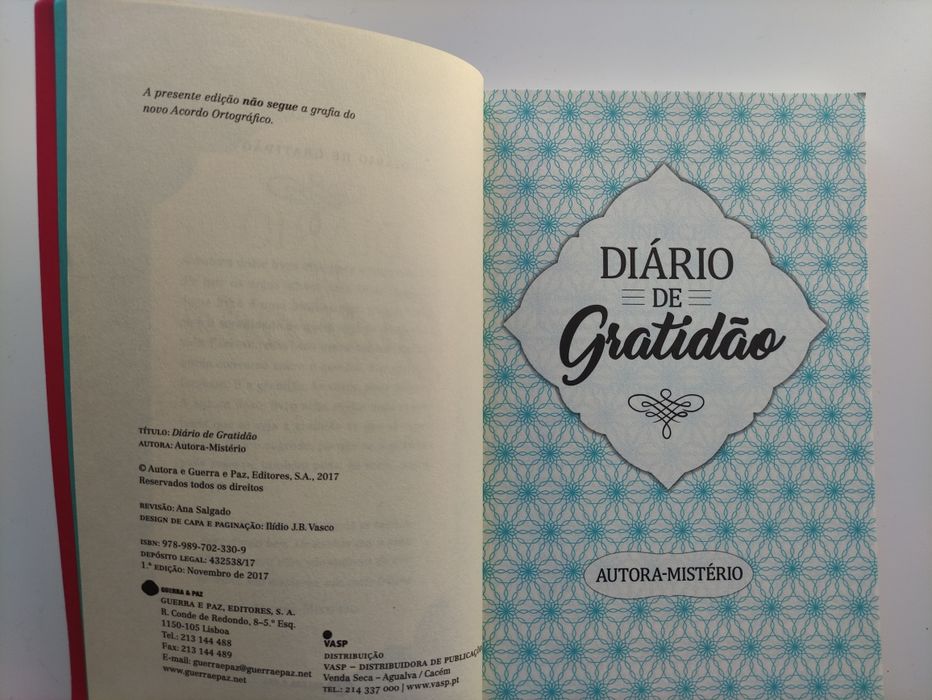 Diário de Gratidão