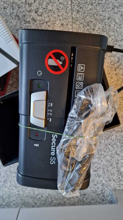 Destruidora papel REXEL Secure S5 nova na caixa P2 5 folhas