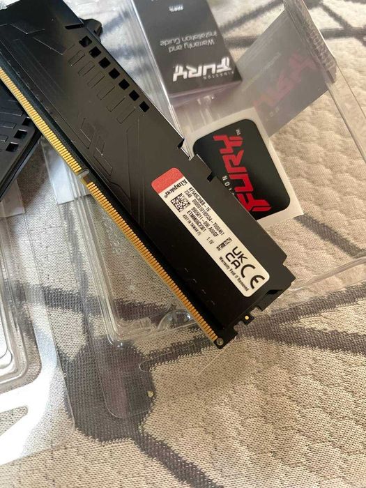 Оперативна пам'ять Kingston Fury Beast Black DDR5 2x16GB 4800MHz CL38  - 32GB