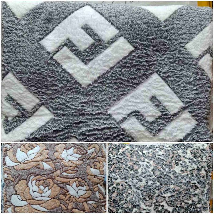 Покрывало-плед стрижка микрофибра. Размеры разные.