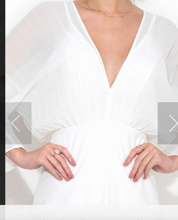 Vestido branco Colcci tamanho S/M