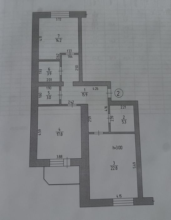 2-к квартира на 1 поверсі новобудова