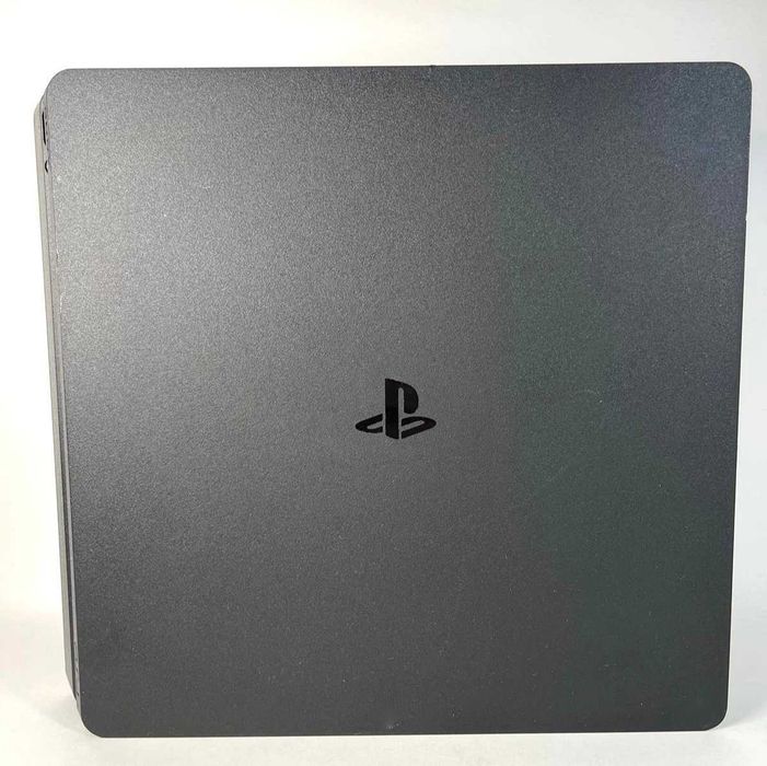 PS4 Slim 1TB Desbloqueada + GTA 5 + FC26 + RD2 + 1 Comando Novo + Cabo
