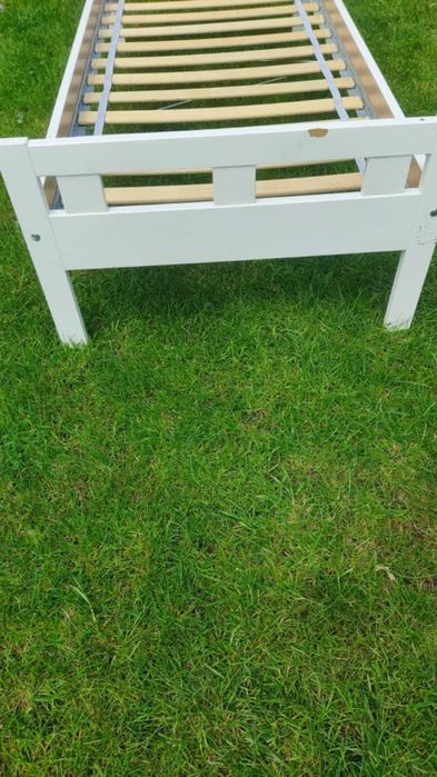 Dziecięce łóżko białe 160/70