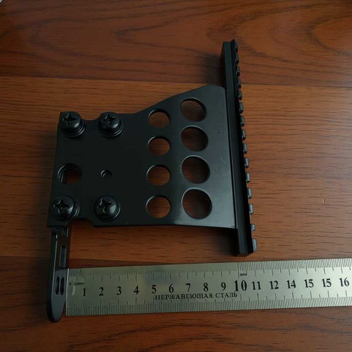 Кронштейн пікатінні 150мм для АК74/47 чорний з антабкою