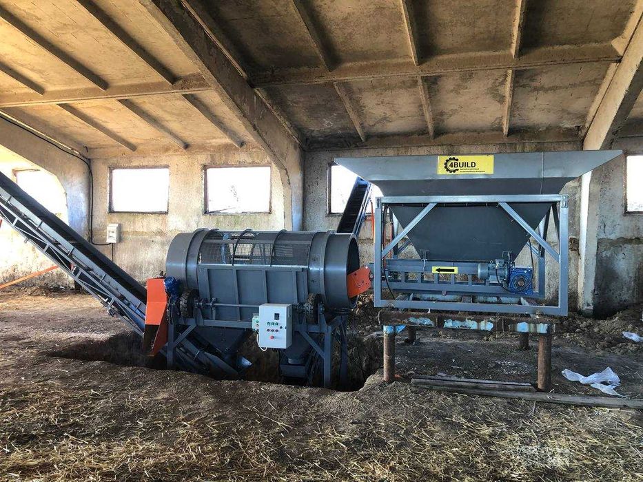 Барабанное сито, вібросито, барабанне сито, просіювач, грохот