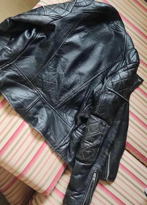 Шкіряна косуха з фурнітурою від YKK