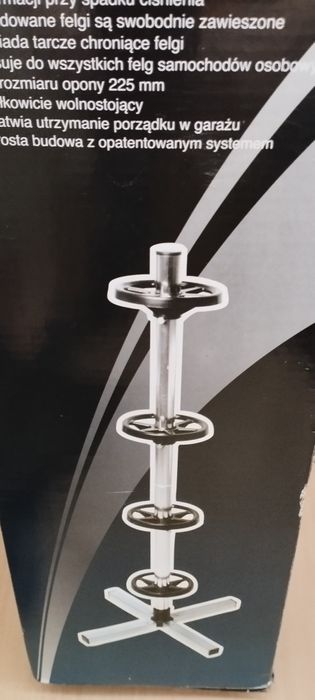 Stojak do kół z pokrowcem