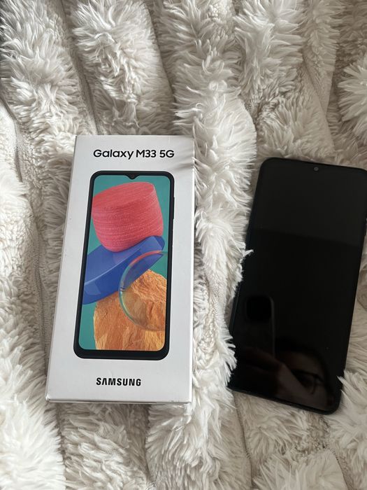 telefon samsung galaxy m33 5G, w bardzo dobrym stanie
