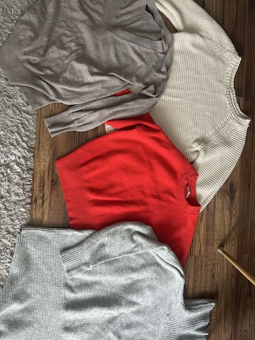 Sliczny zestaw swetrow oversize M/L