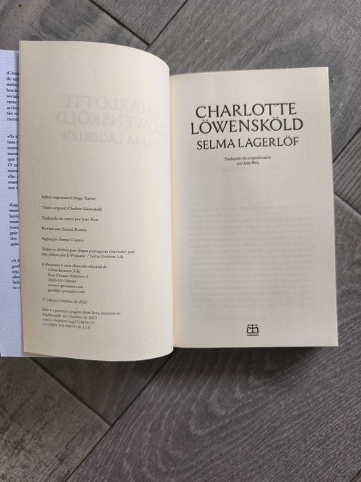 Livro Charlotte Lowenskold, de Selma agerlof L