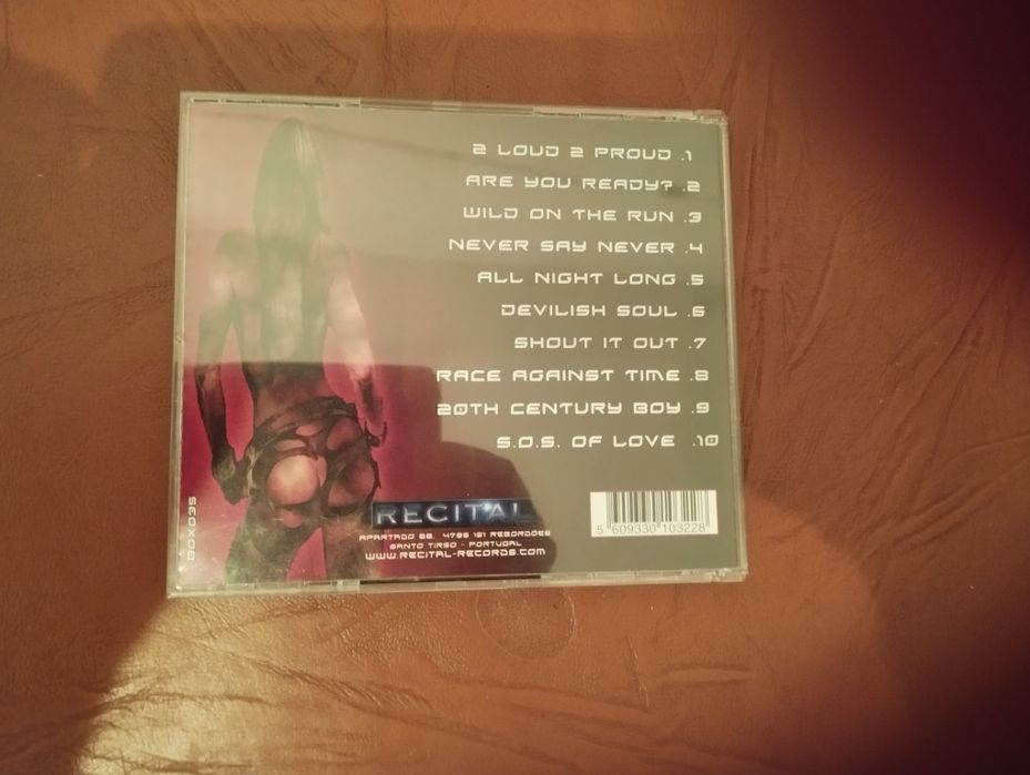 Cd da banda de Hard Rock The Fire