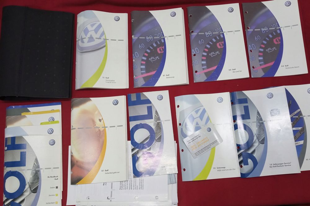 Volkswagen Golf V 5 Instrukcja Książka Gwar. Etui Komplet Bundeswehr