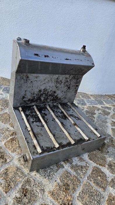 Caldeira 60L inox lareira