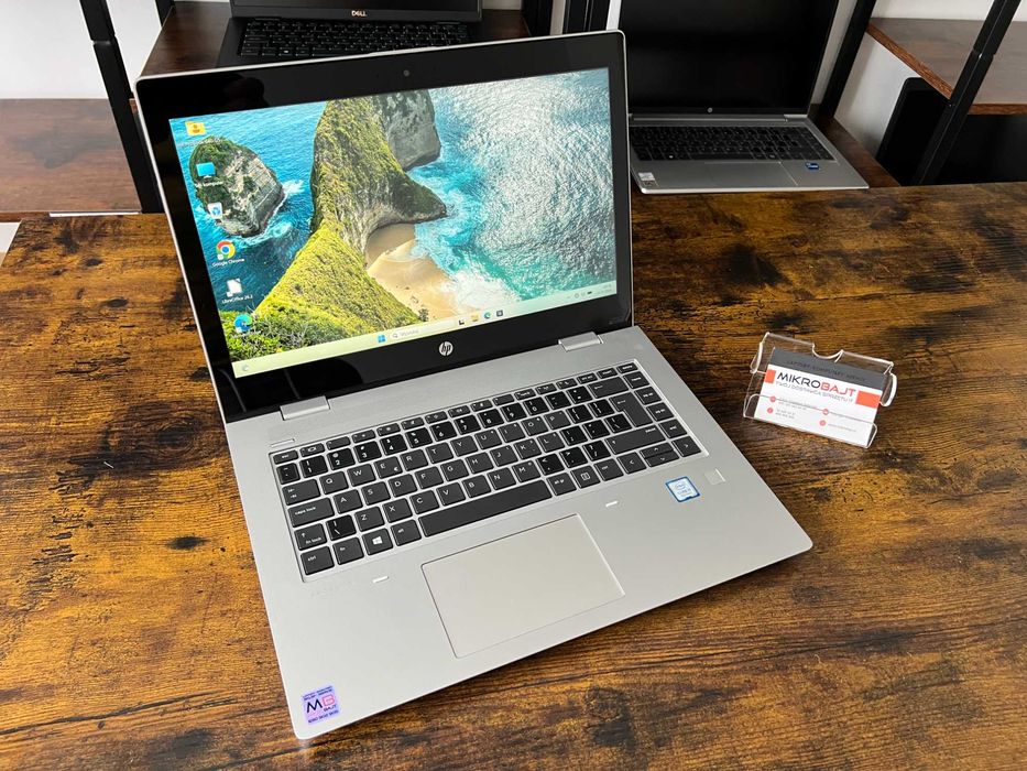 JAK NOWY "DOTYKOWY" | Laptop HP ProBook 640 G5 i5-8265U (8-gen.) 8GB 256GB NVMe SSD 14" TOUCH FHD IPS LAN Windows 11 Professional