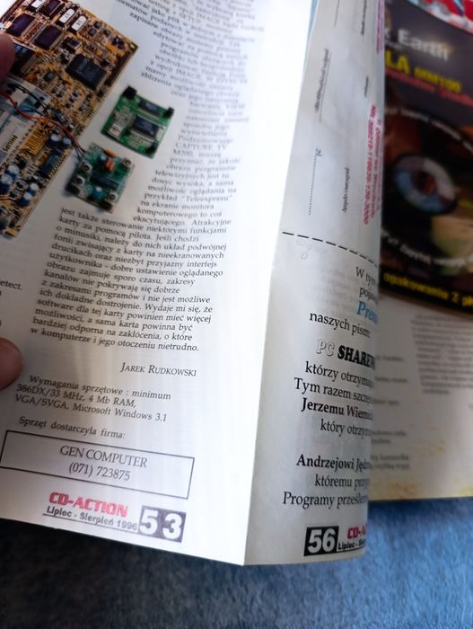 Czasopismo CD-Action numer 3,5 1996