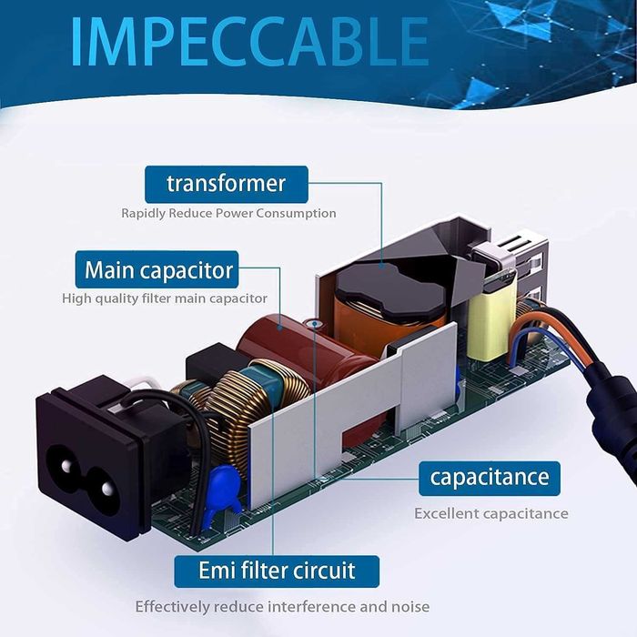Zasilacz Ładowarka do Asus, Toshiba 65W 19V 3.42A 5.5-2.5mm