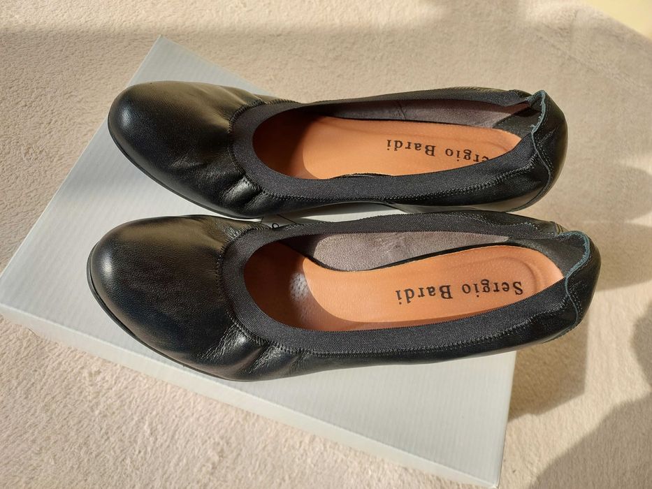 Półbuty Sergio Bardi R.39 skóra naturalna