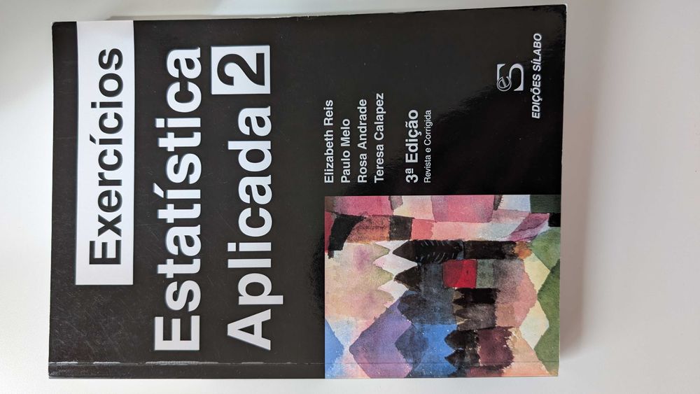 Exercícios Estatística Aplicada Vol. 2 | Elizabeth Reis