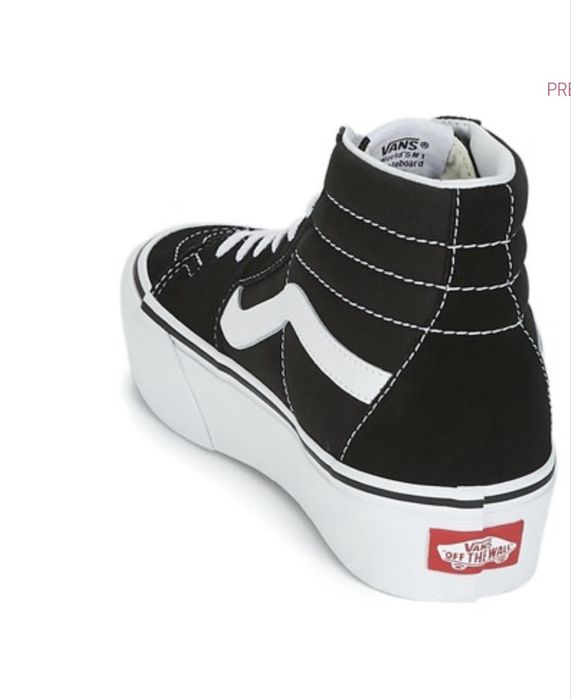 VANS SK8-Hi PLATFORM 2.1 - Preto / Branco