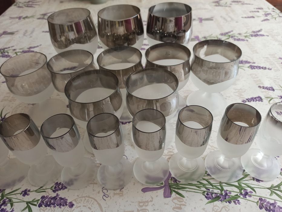 Szkło kieliszki Prl