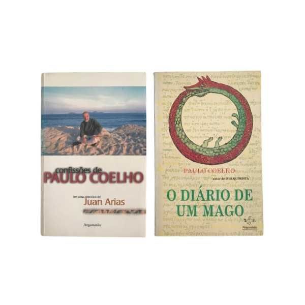 Livros Paulo Coelho diario mago e Confissões entrevistas de Juan Dias