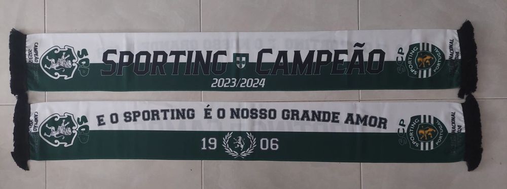 Cachecol novo do Sporting