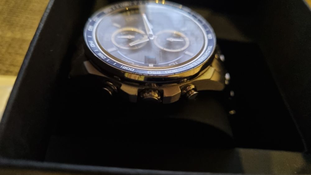 Zegarek Citizen CA0345-51L tytan ecodrive szafir