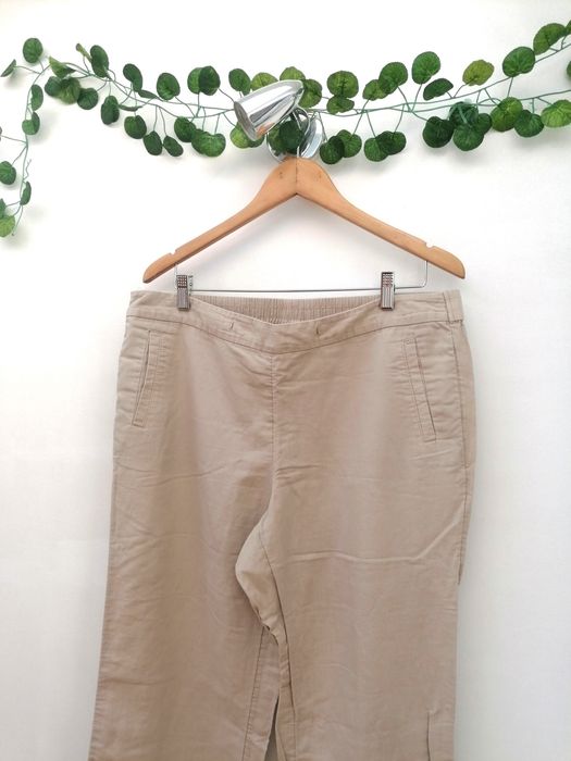 Calças Cremes / Beges Largas