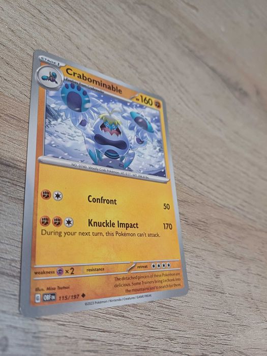 Carta Pokémon Crabominable #115